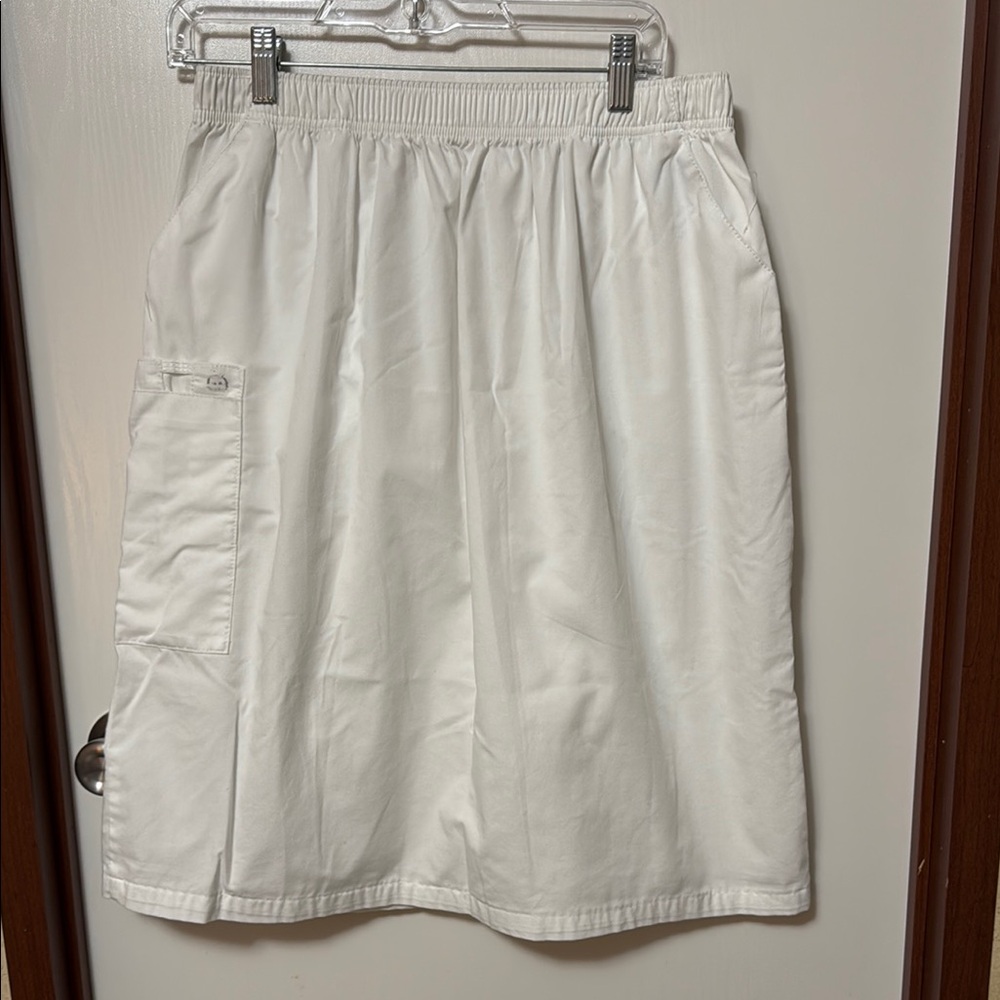 WonderWink Wonderwork White Women's Scrub Skirt Size L